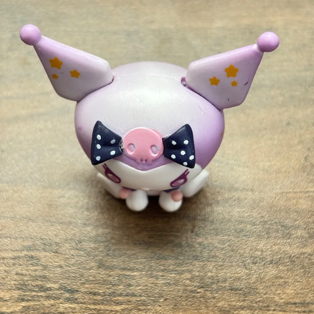 Sanrio Secret Childlike Heart Rocking Horse FLYING KUROMI Miniso Toy Figure Set